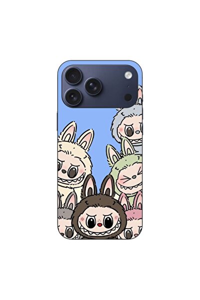 OEM Husa compatibila cu Apple iPhone 17 Pro Max Silicon Gel Tpu Model Labubu ...