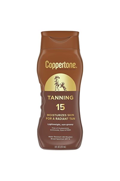 Coppertone Sunscreen Lotion, Coppertone, Lightweight SPF 15, Oil-Free, Water-...