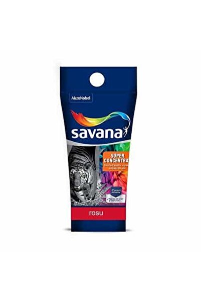Savana Colorant super concentrat, pentru vopsele lavabile, T11 Savana, roșu 3...