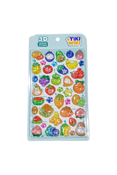 Noname Stickere 3D &minus; Fructe Tiki Wiki seria Crystal 