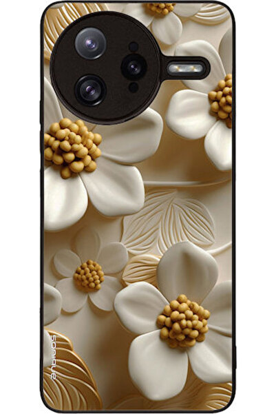 Other Θήκη Sonique Σειράς 3D Λουλουδιών για Xiaomi Poco F7 Ultra 5G Λευκή