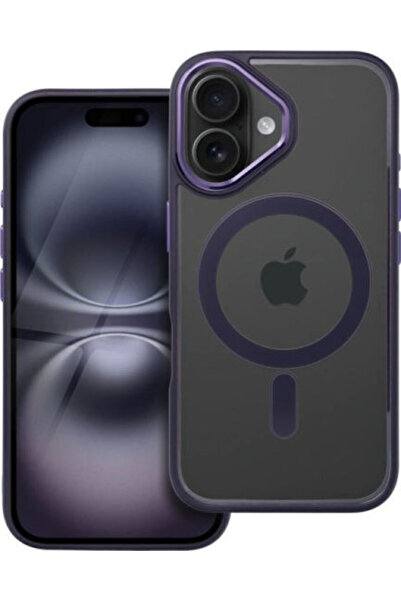 OEM Πλαστικό / Σιλικόνης Μωβ Βαθύ Πίσω Κάλυμμα (iPhone 16)