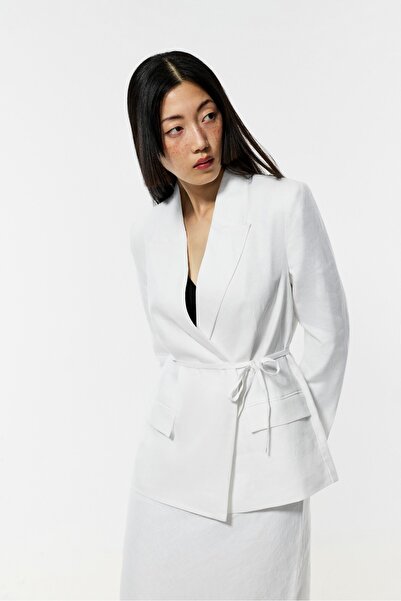 LEFTIES Keten bağlamalı blazer