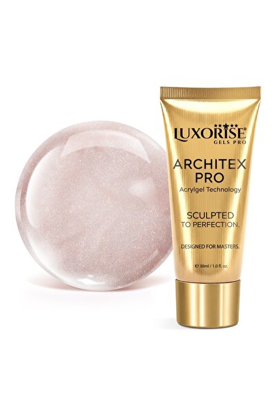 LUXORISE Polygel ARCHITEX PRO - Colecția Divine Sheen, Perlă Șampanie, 30ml