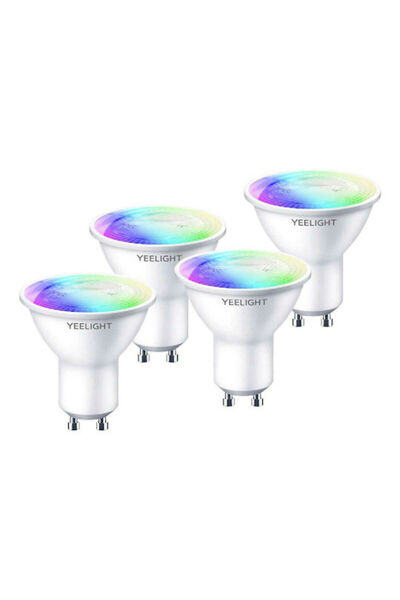 Yeelight W1 Έξυπνες λάμπες LED 4.5W για ντουί GU10 RGBW 350lm 4 τεμάχια Κωδικ...