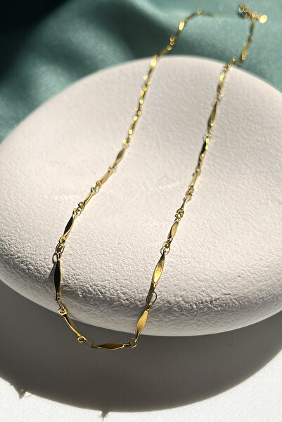 Berilya Aksesuar Steel Wavy Chain Necklace