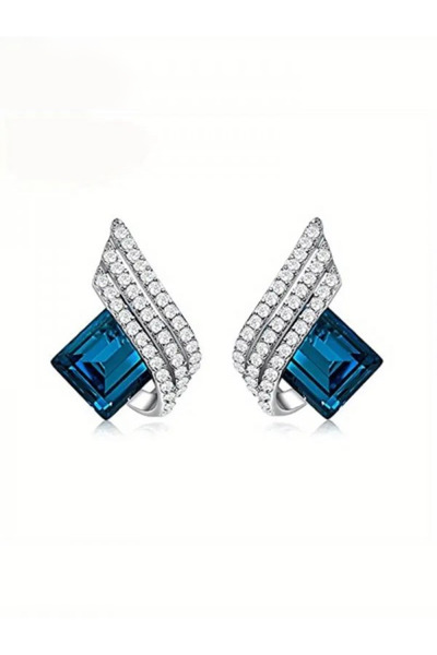 OEM Colier Royal Blue „Velvet Moon” – Eleganță Regală cu cristale zircnium albastru regal