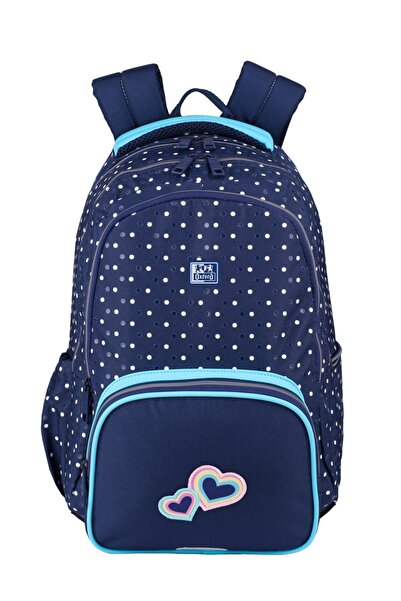 Oxford Rucsac Dots, 3 compartimente, 29 x 44 x 22 cm, 28 l, buzunar frontal c...