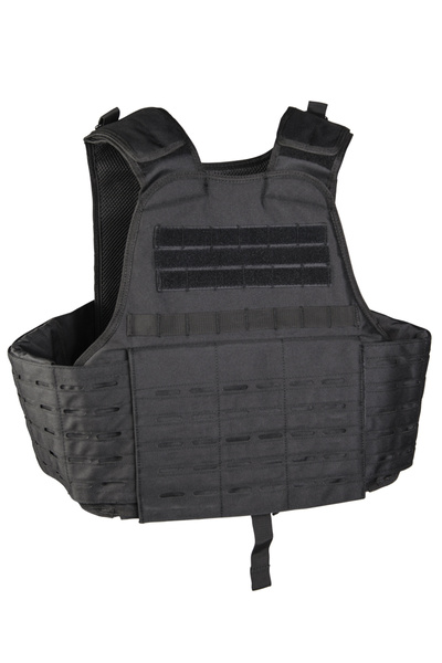 Mil-Tec Laser Cut Plate Protective Vest - Black