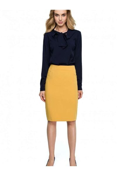 Stylove S131 Pencil Ψηλόμεση Midi Φούστα model 121888 Yellow - S