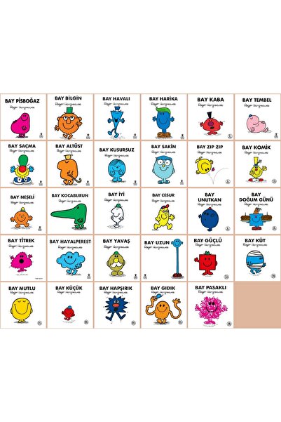 Doğan Çocuk Roger Hargreaves - Küçük Bay ve Bayanlar Serisi - Bay Sakin - Bay...
