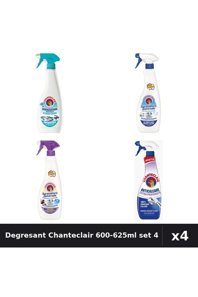 Chanteclair Set 4 Degresant Universal 600-625ml - Anti-Miros, Bicarbonat, Lav...