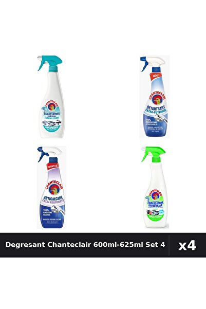 Chanteclair Set 4 Degresant Universal 600ml-625ml - Anti-Miros, Lamaie, Antic...