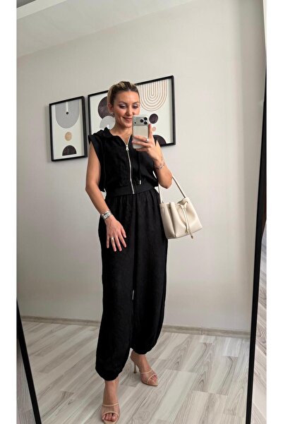İNVİSUS Hooded Vest Pants Set
