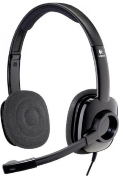 logitech H151 Ακουστικά πολυμέσων πάνω από το αυτί με μικρόφωνο και υποδοχή 3...