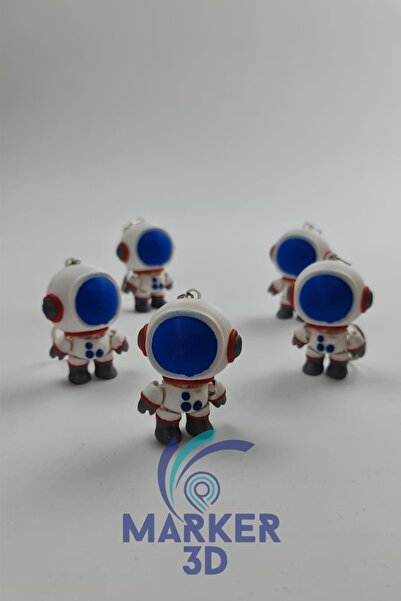 Movito 10 Adet Hareketli Astronot Anahtarlık