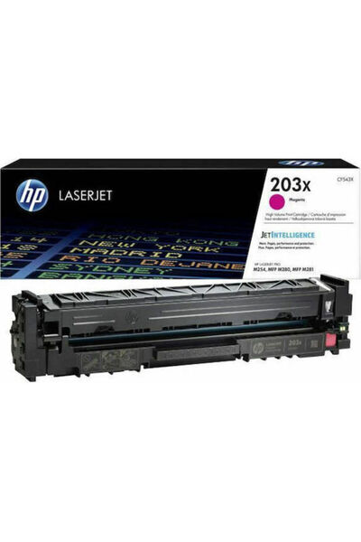 HP 203X Γνήσιο Τόνερ Εκτυπωτή Λέιζερ Ματζέντα Υψηλής Απόδοσης 2500 Σελίδες (C...