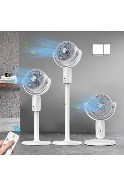 FOXMAG24 Ventilator oscilant cu telecomandă și temporizator de 8 ore, 5 vitez...