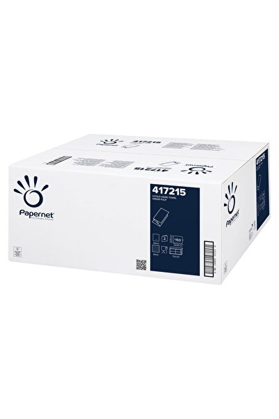 Papernet Prosoape de hârtie albe, pliate în V, cu 2 straturi, 150/BUCĂȚI