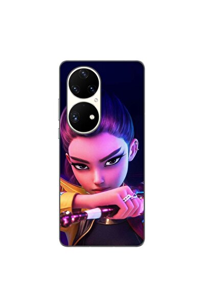 OEM Husa compatibila cu Huawei P50 Pro Silicon Gel Tpu Model KPop Demon Hunte...