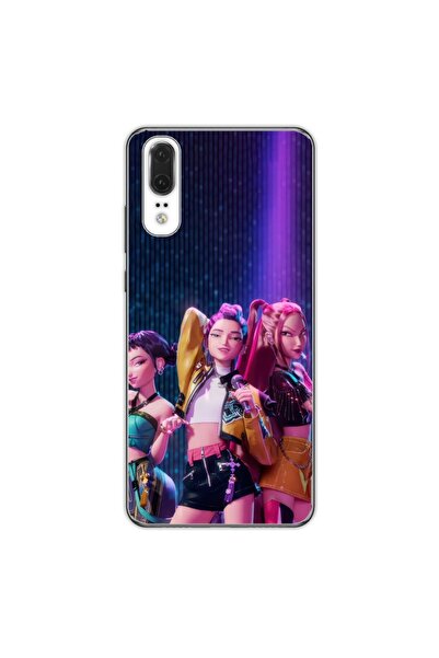 OEM Husa compatibila cu Huawei P20 Silicon Gel Tpu Model KPop Demon Hunters R...