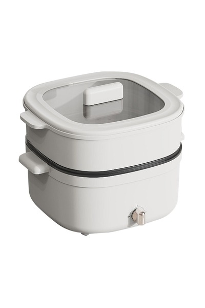 COOLHAWK Multi-Functional Electric Hot Pot, for Fry/Boil/Suffocate/Stir-fry, ...