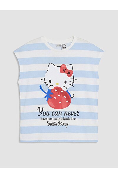 LC Waikiki Lcw Kids Crew Neck Hello Kitty Printed Girl's T-Shirt