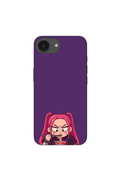 OEM Husa compatibila cu Apple iPhone 16e Silicon Gel Tpu Model KPop Demon Hun...