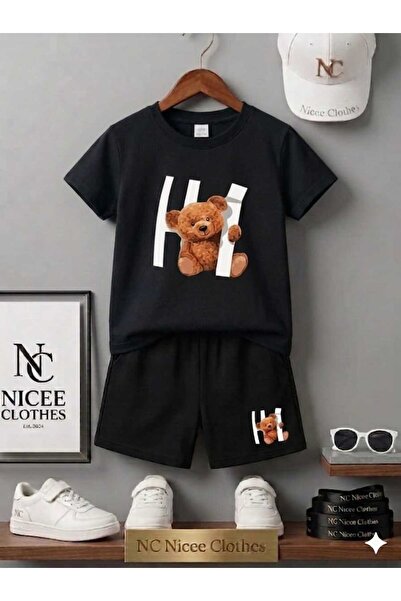 NC Nicee Clothes ΚΑΛΟΚΑΙΡΙΝΟ ΠΑΙΔΙΚΟ ΜΠΛΟΥΖΑΚΙ ΚΑΙ ΣΟΡΤΣ UNISEX (ΕΚΤΥΠΩΣΗ Hİ ...