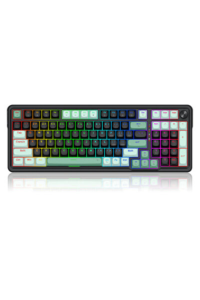 REDRAGON Tastatură mecanică Eisa Magnetic K686BG-RGB-M Negru și Verde