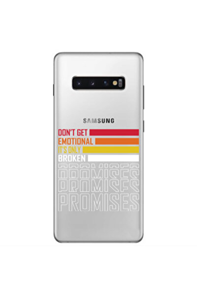 Other Samsung S10 Plus Dont Get Emotional Transparent Silicone TPU Θήκη