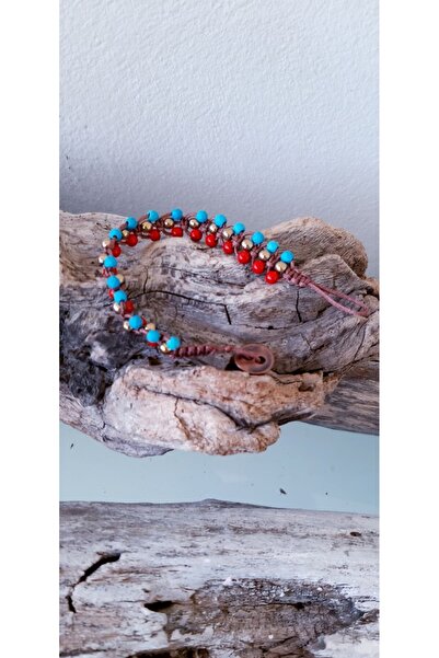 Manolibera Jewellery Τρίχρωμο βραχιόλι κάκτου