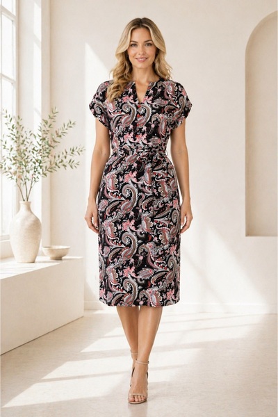 Bad Paisley Printed midi dress – elegant and feminine