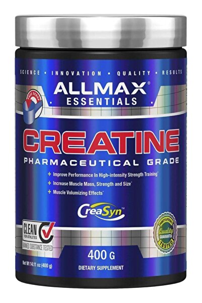 ALLMAX Essentials Creatine Monohydrate 400g – Micronized Unflavored Powder fo...