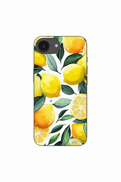 OEM Калъф, съвместим с Apple iPhone 16e, силиконов гел TPU модел с десен на л...