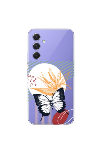 Other Samsung S25 PLUS Butterfly Lines Transparent Silicone TPU Θήκη