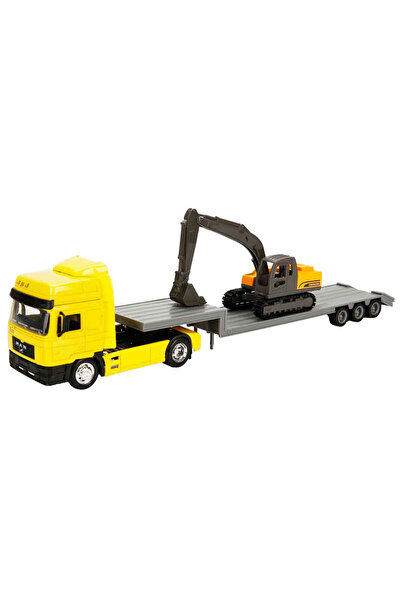 Generic Brand شاحنة نقل وحفارة لونج هول مان F2000 بمقياس 1:43