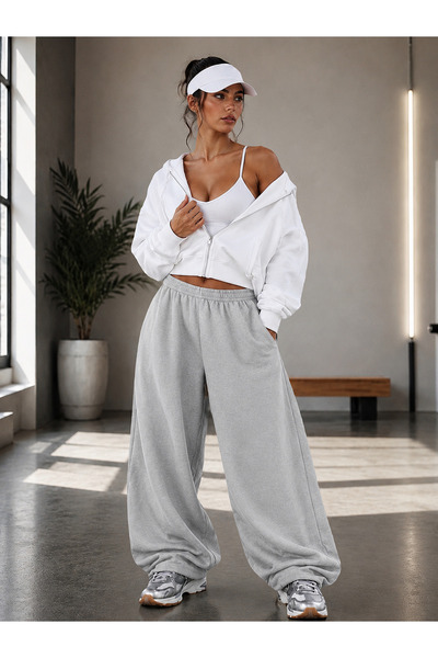 BSBSPOR Yazlık Baggy Model Ayarlanabilir Lastikli Geniş Paça Rahat Kalıp Cepl...