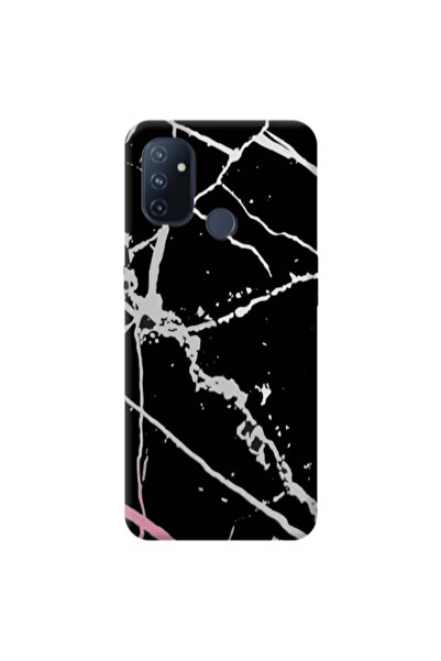 Other Oneplus Nord 100 Marble Cream Cracks Transparent Silicone TPU Θήκη