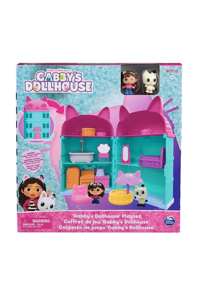 Monster Jam Gabby's Dollhouse Katlanabilir Mini Oyun Evi