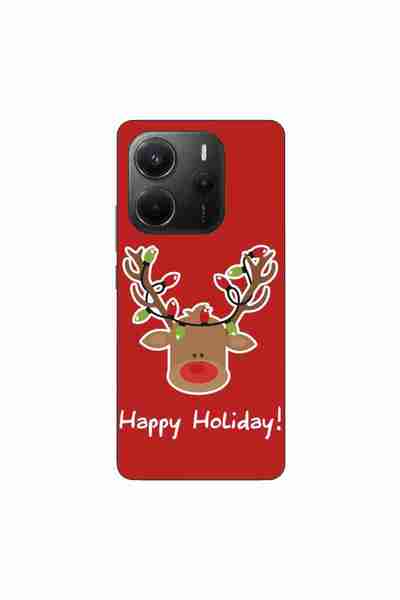 OEM Θήκη συμβατή με Xiaomi Redmi Note 14 4G Σιλικόνης Τζελ TPU με σχέδιο Χρισ...