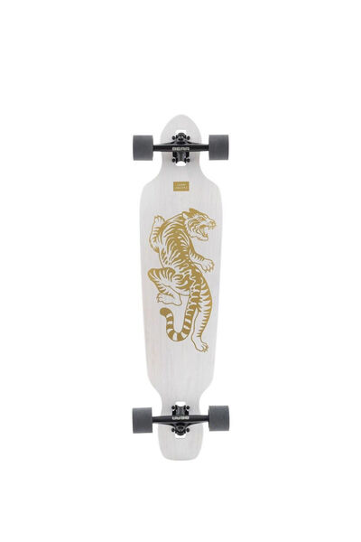 Landyachtz Battle Axe White Bengal Complete 38'' Longboard Kaykay