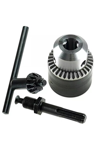 DEDRA EXIM Chuck with key Top Bottom Set 3 pcs. 1.5-13mm 1/2"-20UNF
