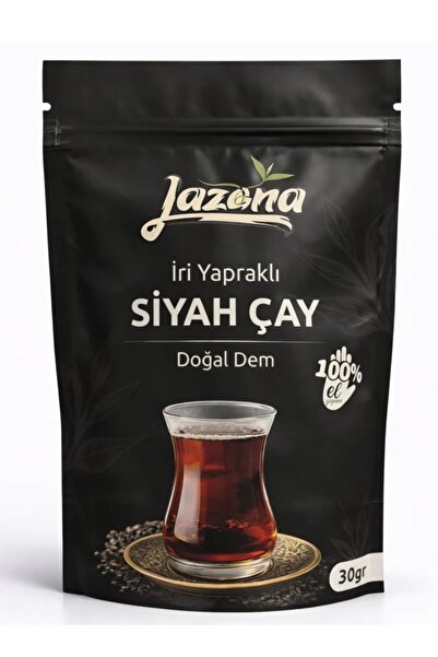 Lazona El Yapımı İri Yapraklı Siyah Çay 30 gr – Katkısız, Antioksidan Kaynağı...