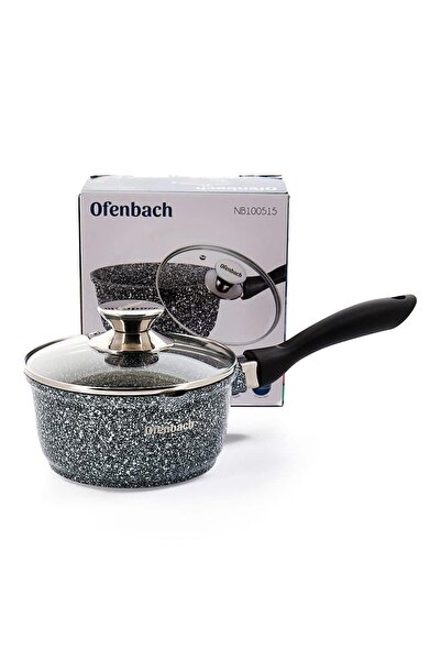 Ofenbach Granite Pot with Glass Lid, 1.35 L, 16 cm