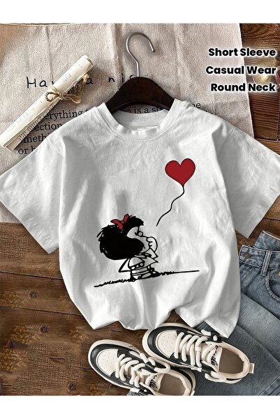 121 Graphic Print T-Shirt, Short Sleeve Crew Neck Casual Top for Summer & Spr...