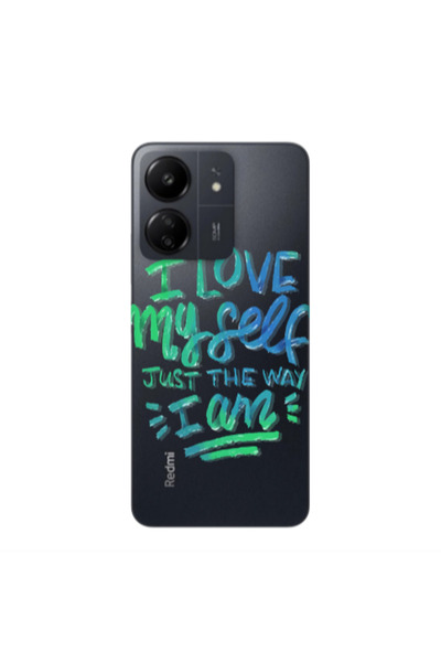 Other Xiaomi Redmi 13C I Love My self Transparent Silicone TPU Θήκη