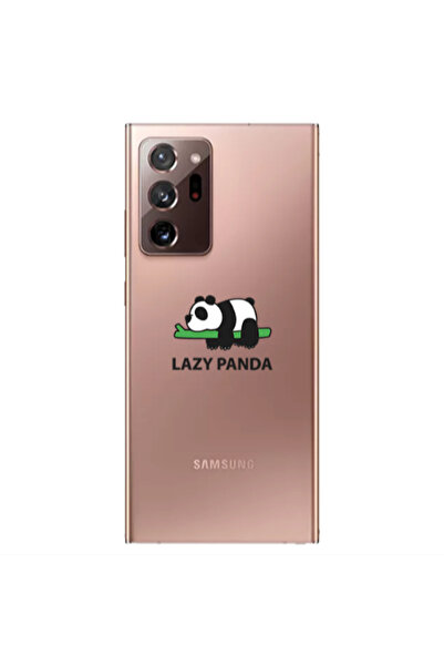 Other Samsung Note 20 Ultra Lazy panda Transparent Silicone TPU Θήκη