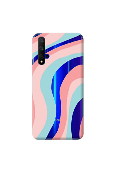 Other Huawei Nova 5 T Colored lines Transparent Silicone TPU Θήκη