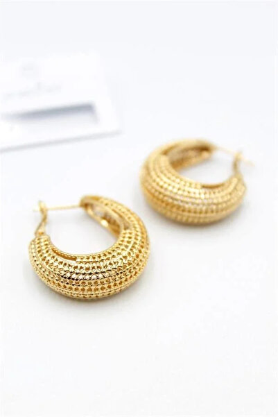 Marsilyan Nvdn- Ieg - Filigree Hoop Earrings - Gold Iegrs-Nvdn1